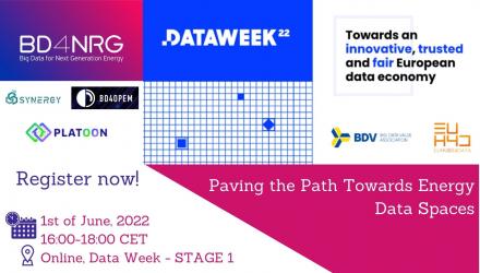 DataWeek Join | Learn | Share | 19 May - 9 June 2022